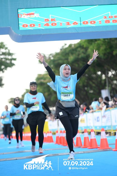 Race photo from KBP City Run 2024