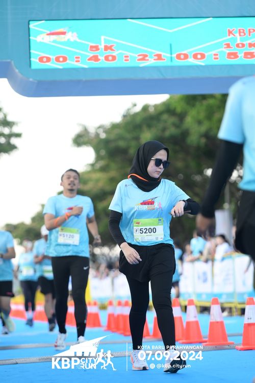 Race photo from KBP City Run 2024