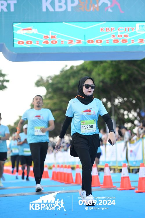 Race photo from KBP City Run 2024