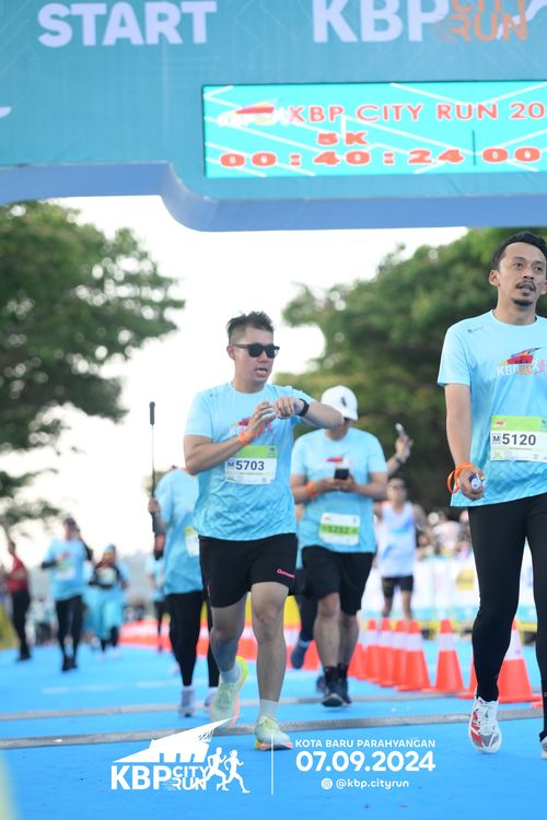 Race photo from KBP City Run 2024