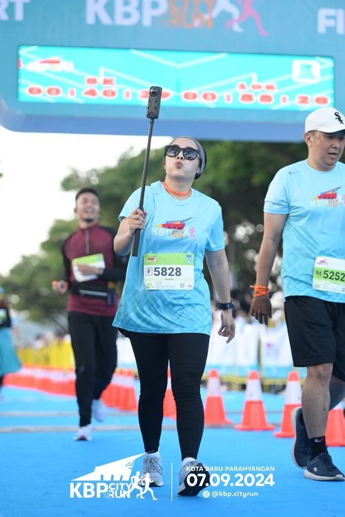 Race photo from KBP City Run 2024