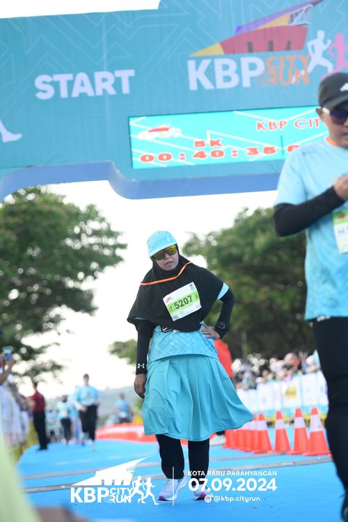 Race photo from KBP City Run 2024