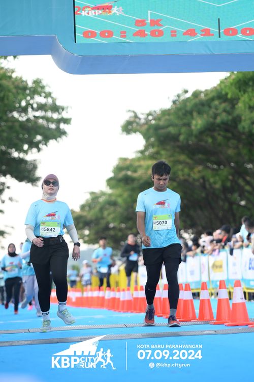 Race photo from KBP City Run 2024