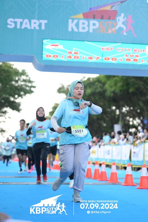 Race photo from KBP City Run 2024