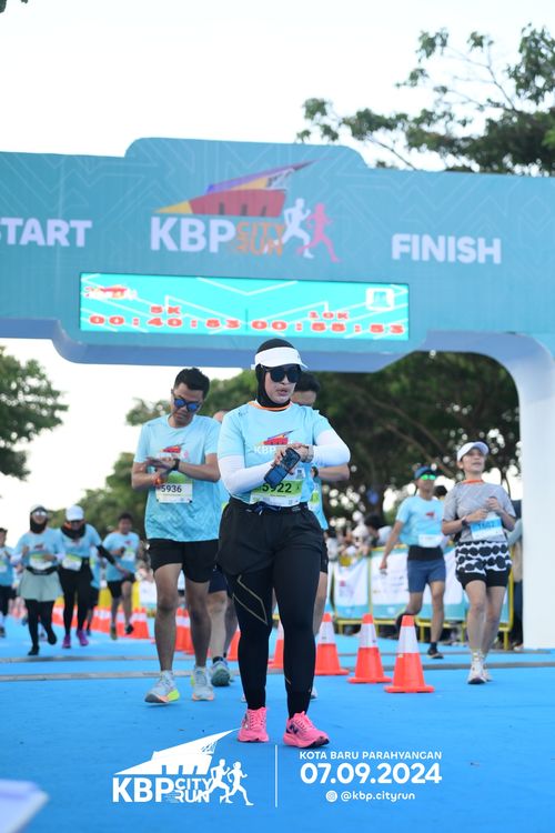 Race photo from KBP City Run 2024