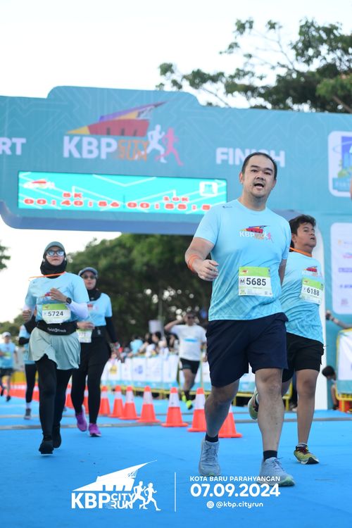 Race photo from KBP City Run 2024