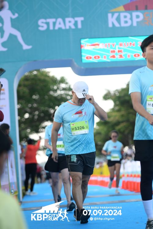 Race photo from KBP City Run 2024