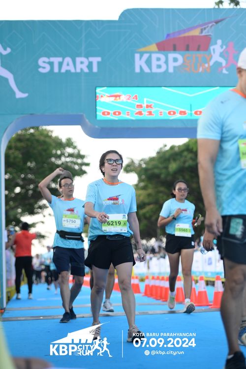 Race photo from KBP City Run 2024
