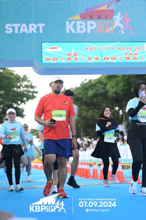 Race photo from KBP City Run 2024