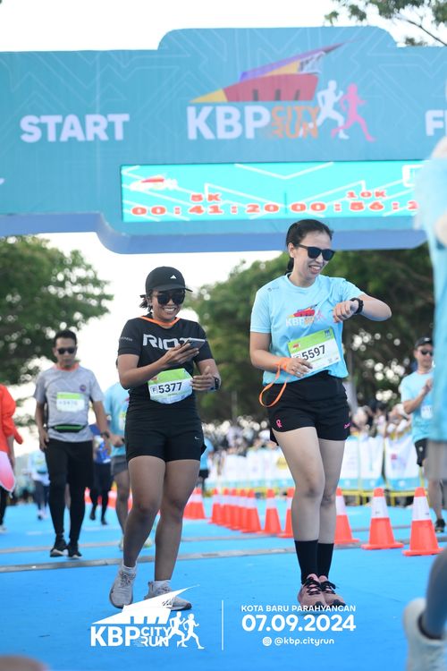 Race photo from KBP City Run 2024
