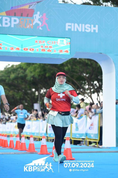 Race photo from KBP City Run 2024