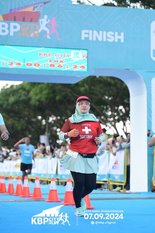 Race photo from KBP City Run 2024