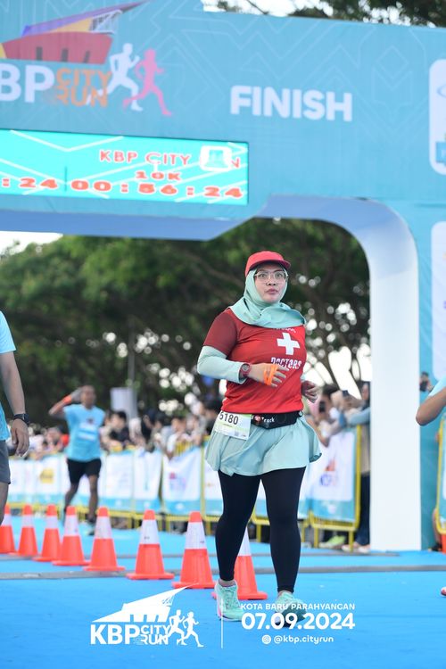 Race photo from KBP City Run 2024