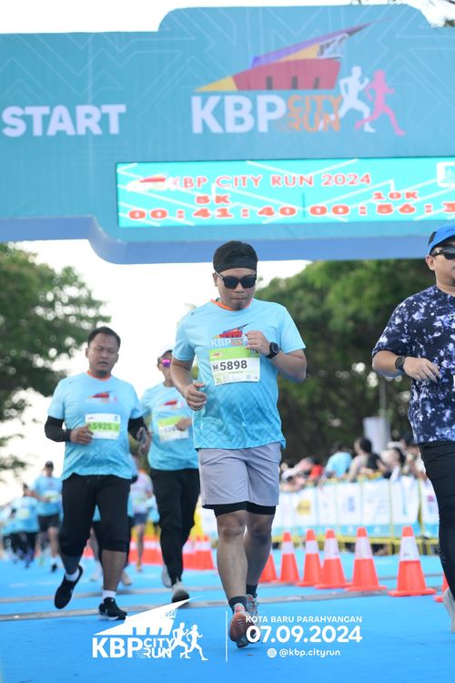 Race photo from KBP City Run 2024
