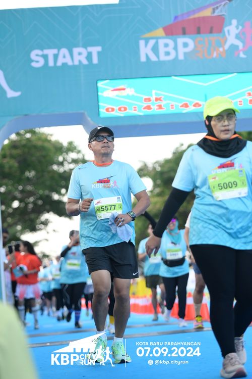 Race photo from KBP City Run 2024