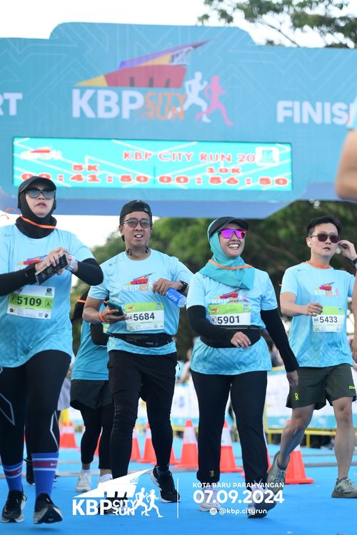 Race photo from KBP City Run 2024