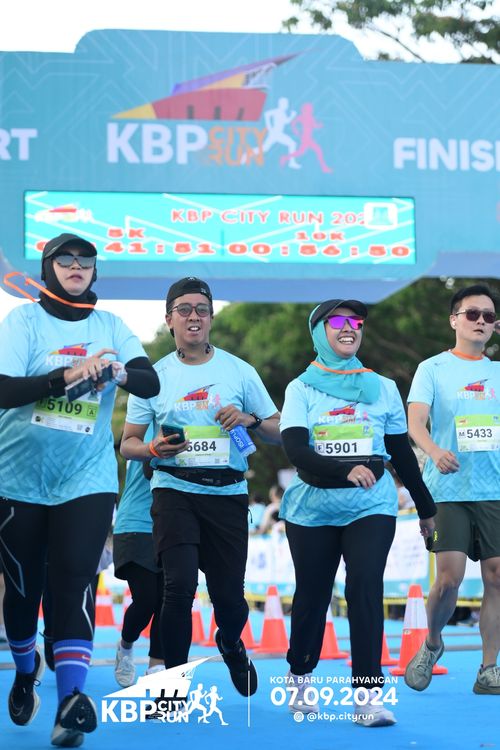 Race photo from KBP City Run 2024