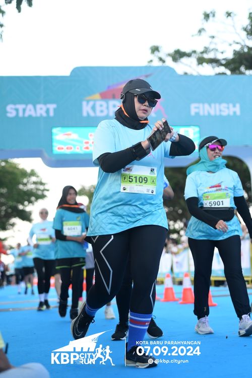 Race photo from KBP City Run 2024