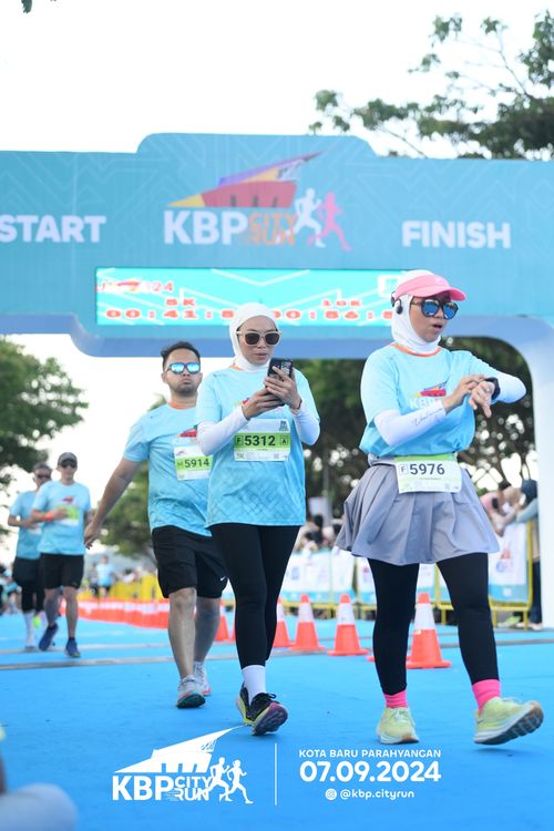 Race photo from KBP City Run 2024