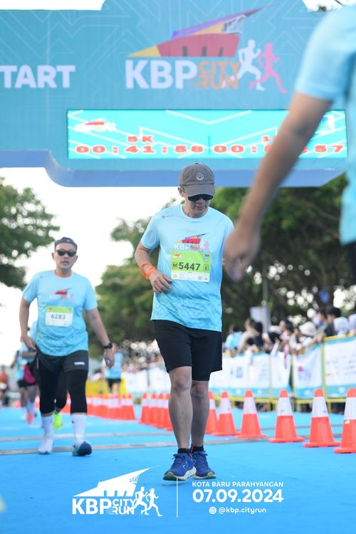 Race photo from KBP City Run 2024