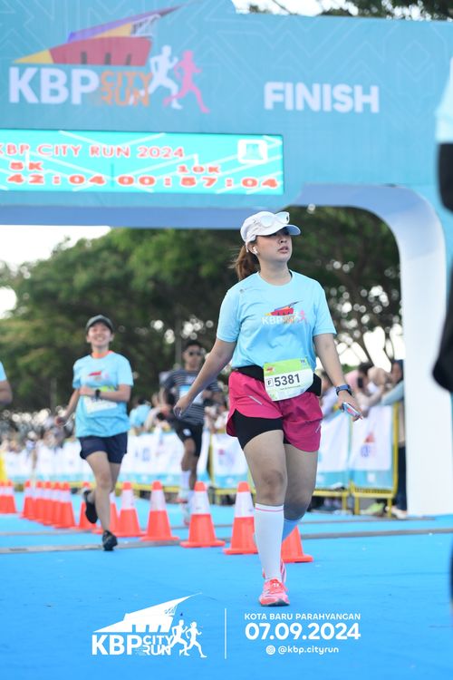 Race photo from KBP City Run 2024