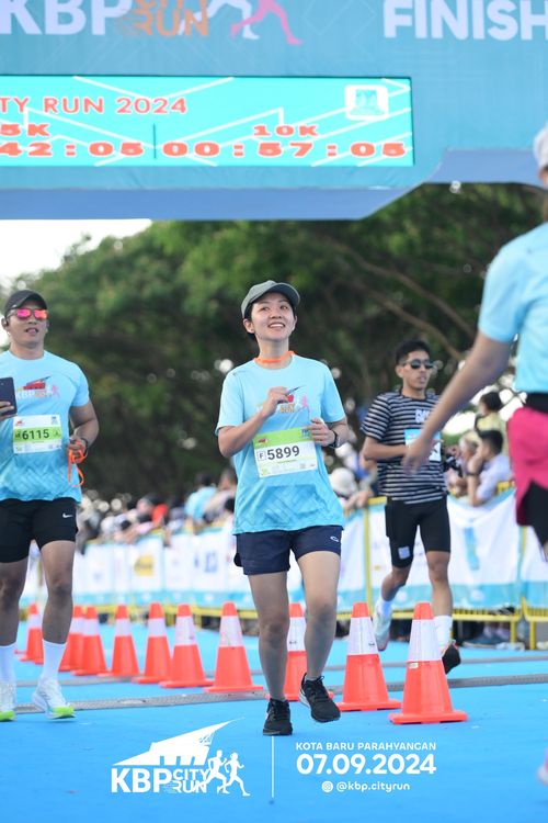 Race photo from KBP City Run 2024