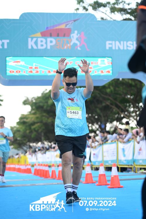 Race photo from KBP City Run 2024