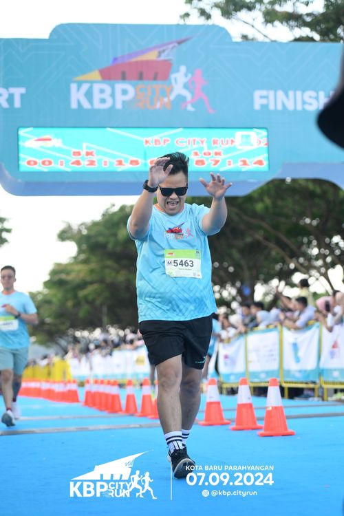 Race photo from KBP City Run 2024