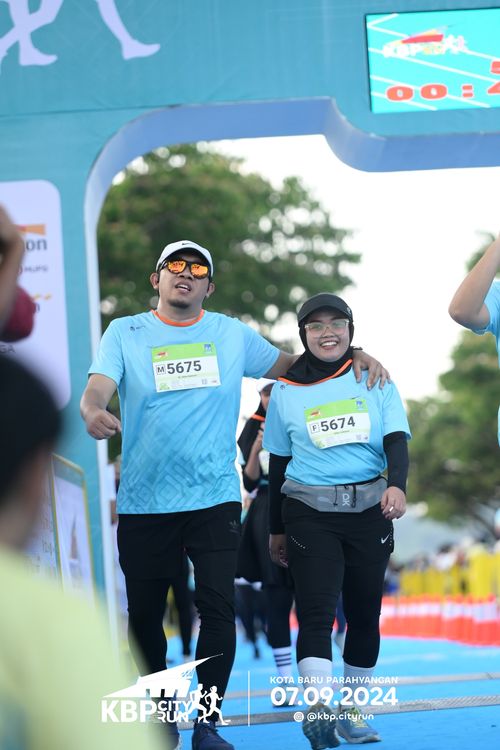 Race photo from KBP City Run 2024