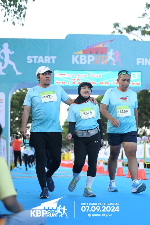 Race photo from KBP City Run 2024