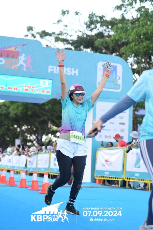 Race photo from KBP City Run 2024