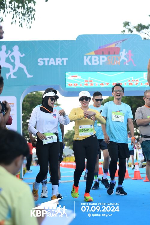 Race photo from KBP City Run 2024