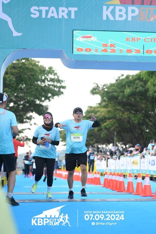 Race photo from KBP City Run 2024