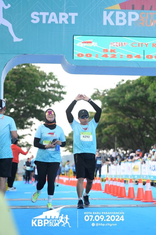 Race photo from KBP City Run 2024