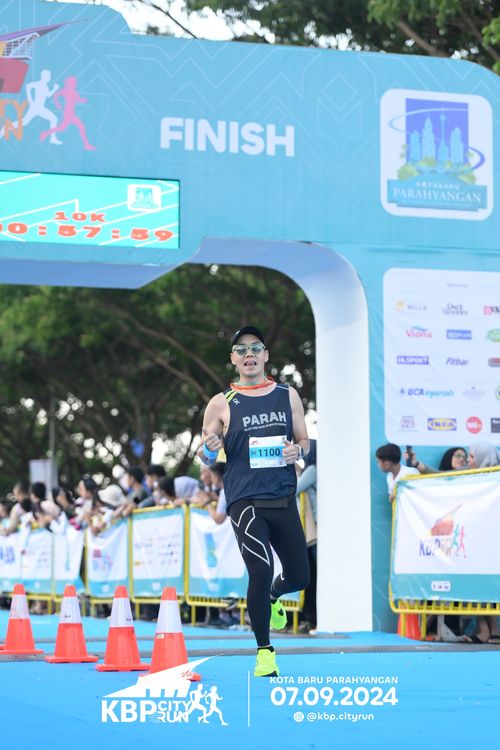 Race photo from KBP City Run 2024
