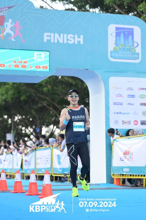 Race photo from KBP City Run 2024