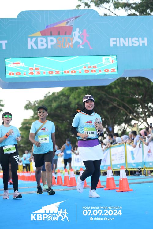 Race photo from KBP City Run 2024