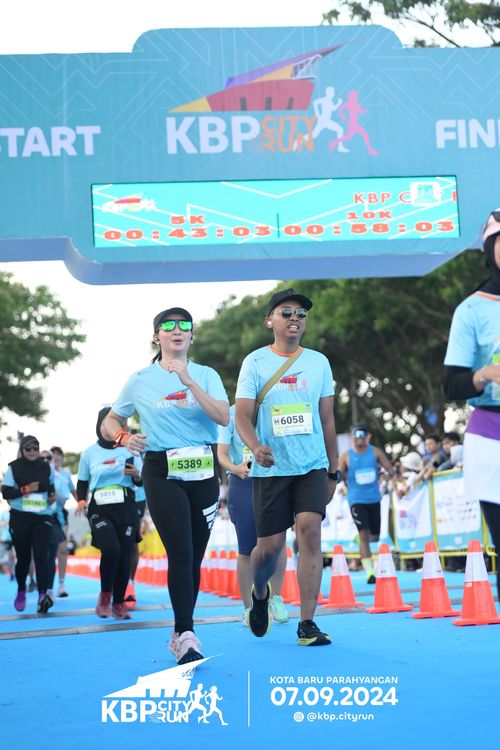 Race photo from KBP City Run 2024