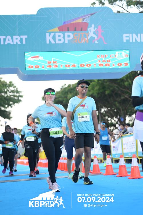 Race photo from KBP City Run 2024