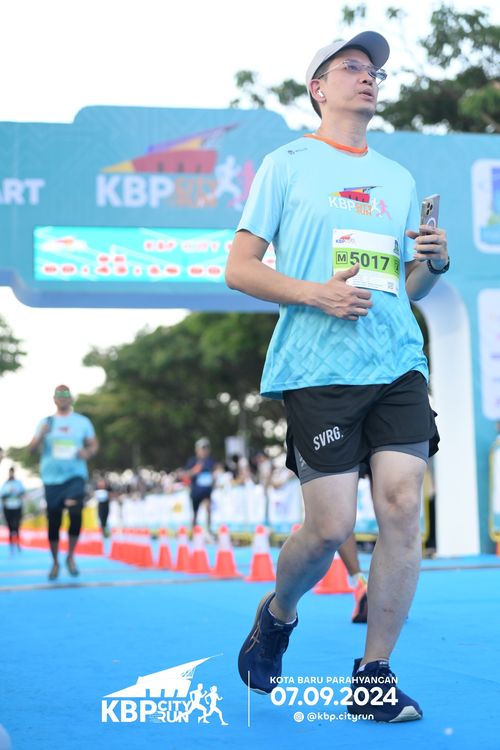 Race photo from KBP City Run 2024