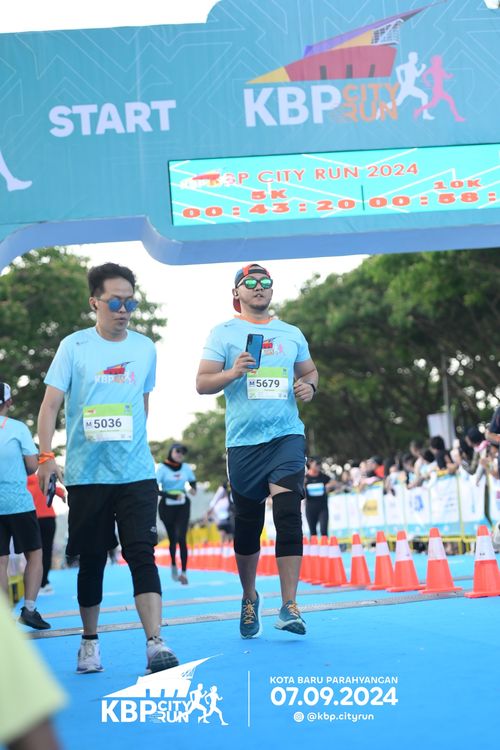 Race photo from KBP City Run 2024