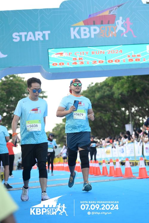 Race photo from KBP City Run 2024