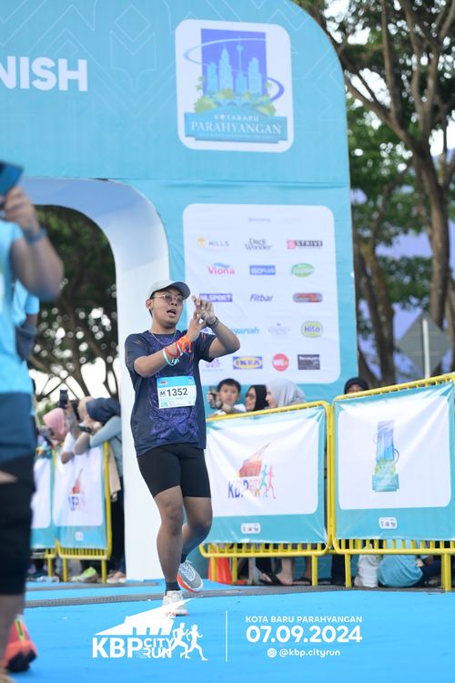Race photo from KBP City Run 2024