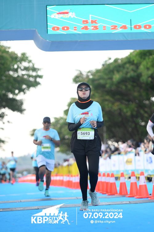 Race photo from KBP City Run 2024