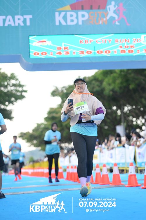 Race photo from KBP City Run 2024