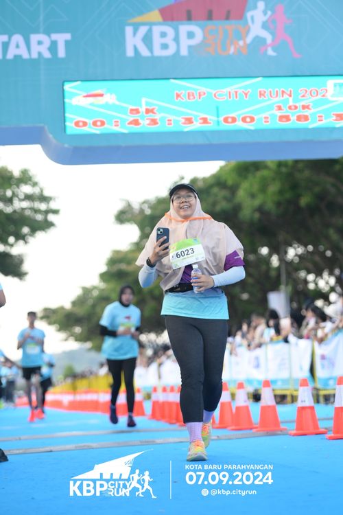 Race photo from KBP City Run 2024