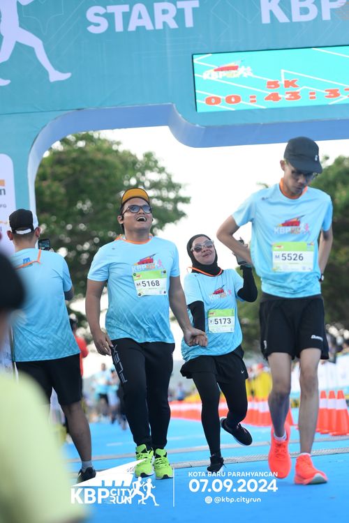 Race photo from KBP City Run 2024
