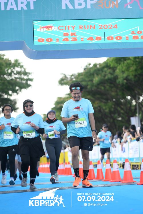 Race photo from KBP City Run 2024