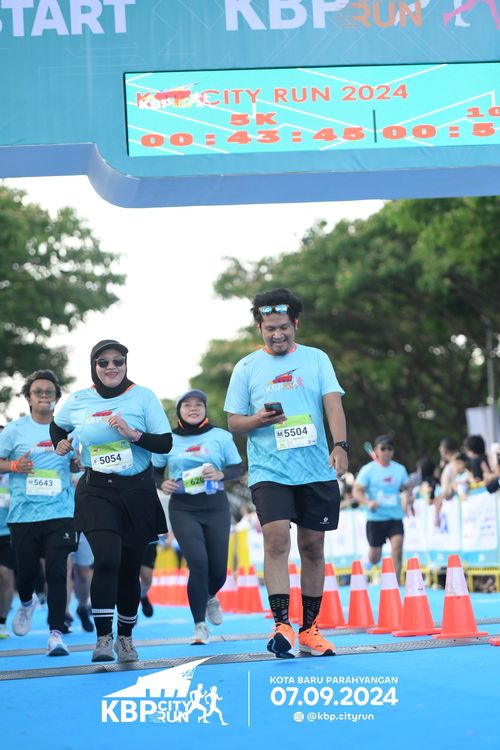 Race photo from KBP City Run 2024