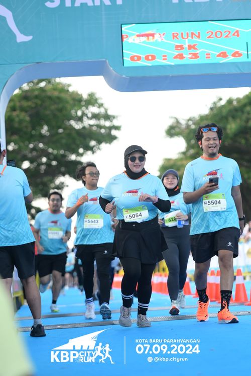 Race photo from KBP City Run 2024